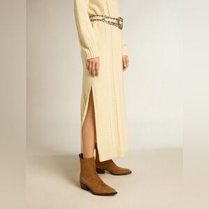 Golden Goose Debbie Brown Suede Boots Size 38